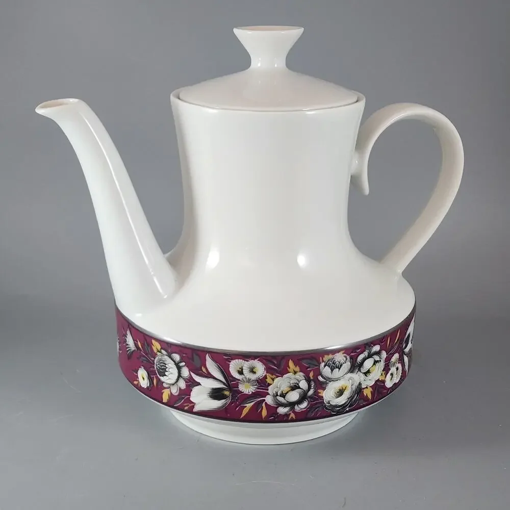 Winterling Tea Coffee Dessert Set 20 Pieces Red Floral Number 35